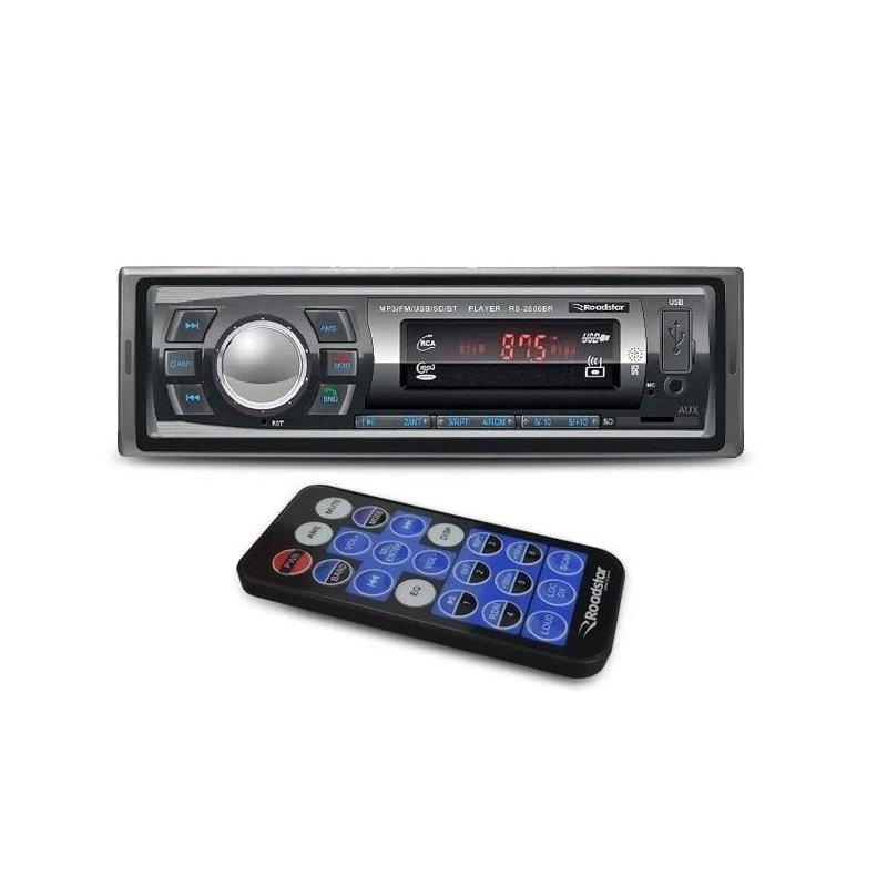 Rádio Automotivo RS2606BR SD / USB Player / BT / AUX Roadstar