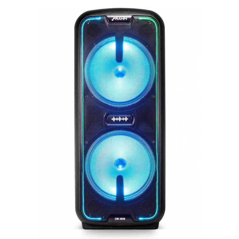 caixa amplificada multiuso cm 3650 wireless connect 1250w rms frahm