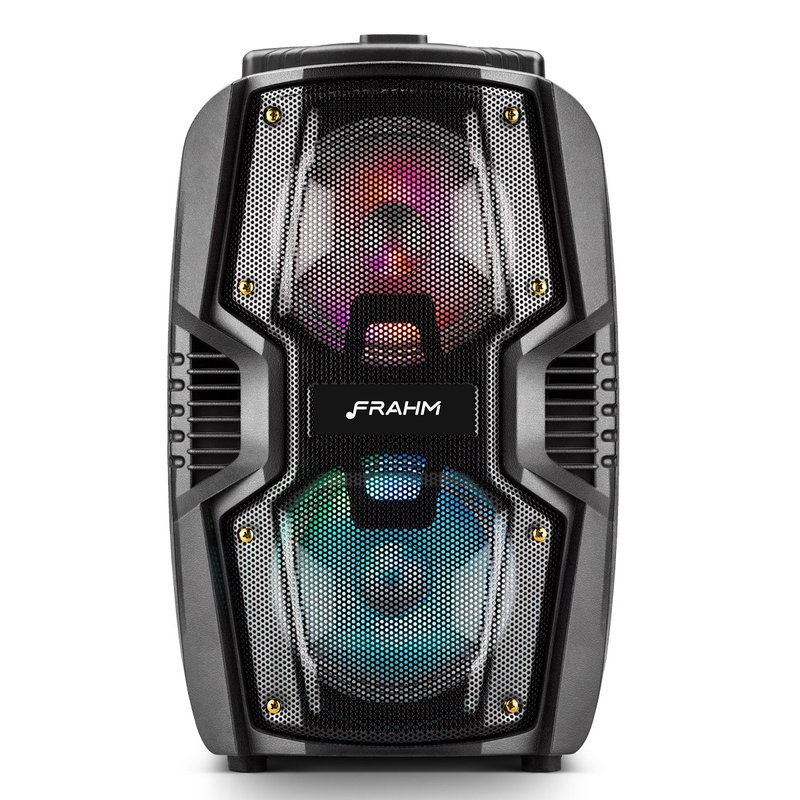 mini torre de som bluetooth tf 200 wireless connect 200w rms usb frahm