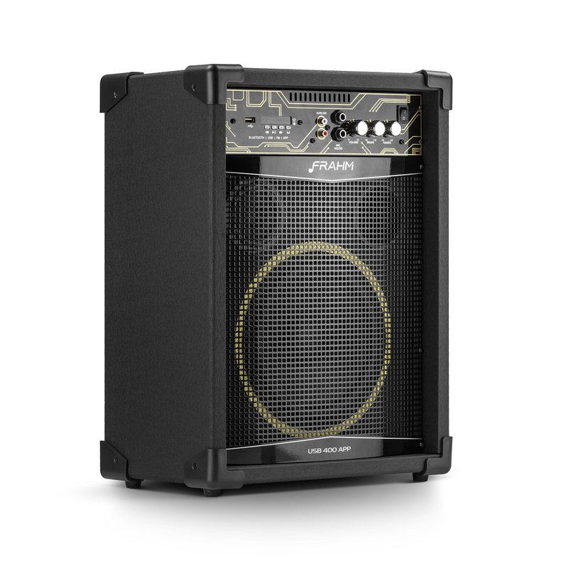 caixa amplificada usb 400 app multiuso 300w rms frahm 2
