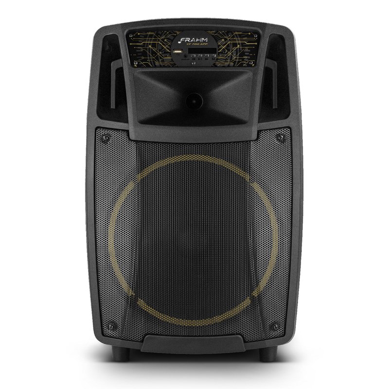 caixa amplificada cf700 app multiuso 350w rms frahm
