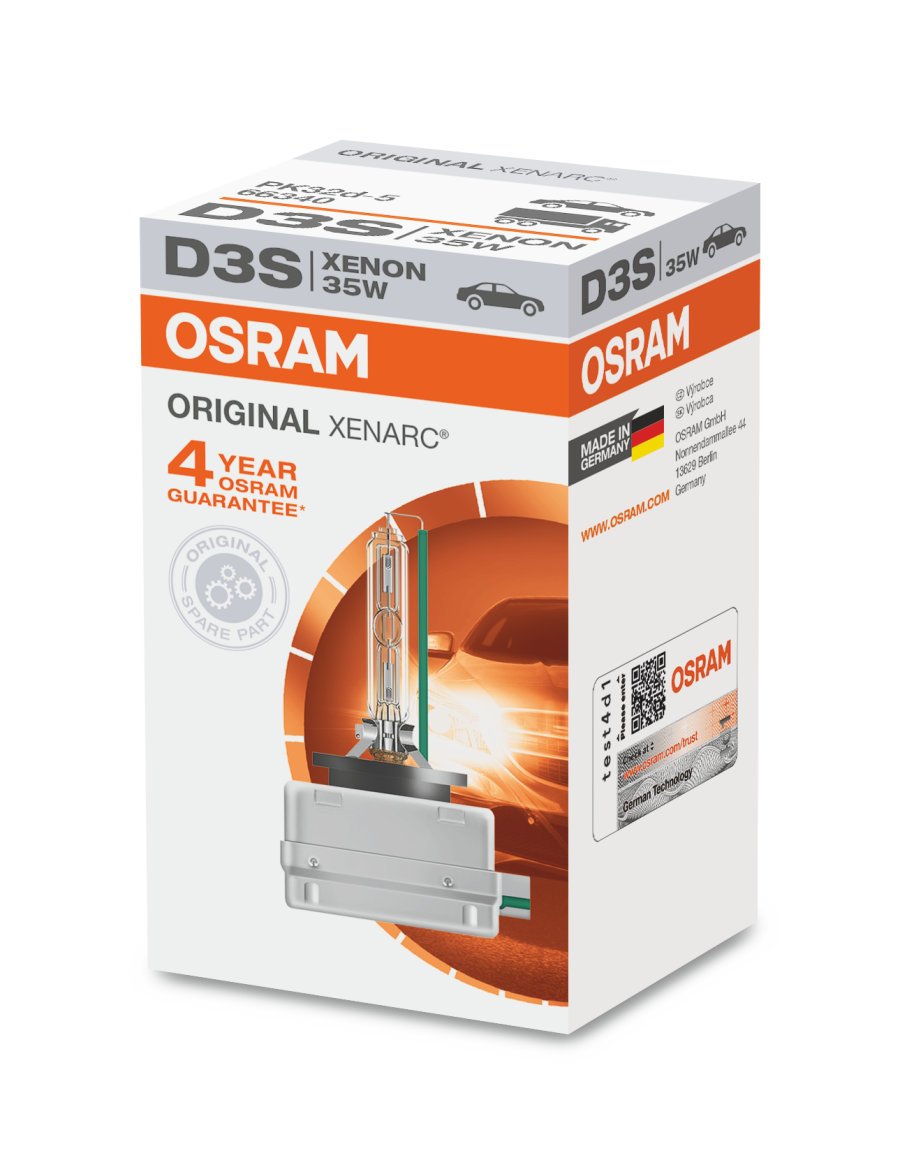 Lâmpada Xênon D3S 66340 35W 4300K Osram (Peça)