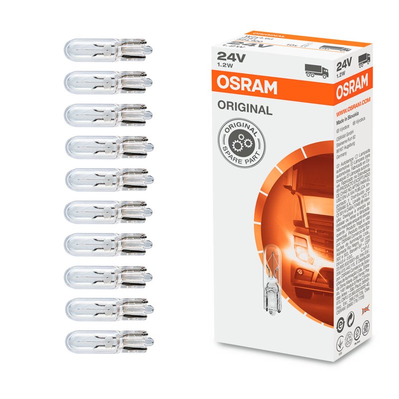 lampada t5 2741 1 2w 24v 10 pc osram