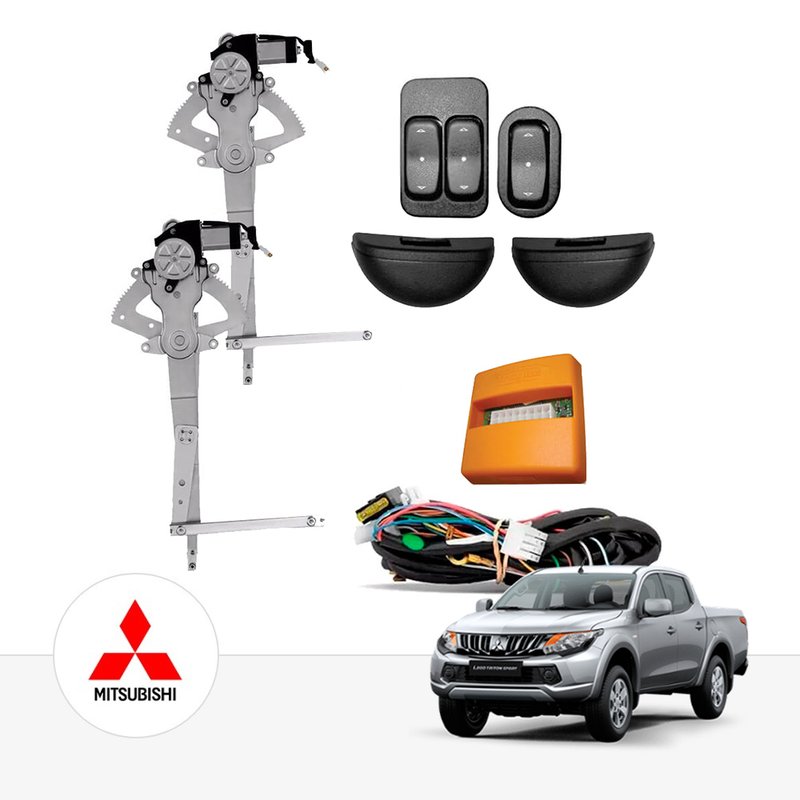 Kit Vidro Elétrico MT SE L200 Triton 4 Portas Dianteiro Alternativo Tragial mtae001