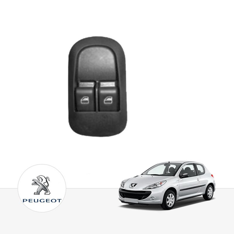 Kit Vidro Elétrico AE Peugeot 206 e 207 1998 à 2007 Dianteiro Tragial pakvpgae001