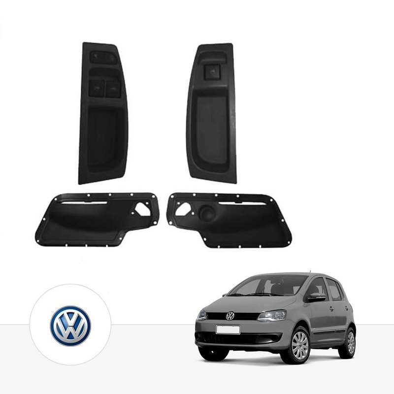 Kit Vidro Elétrico Volkswagen Fox 2 Portas 2006 à 2009 Tragial vwse019