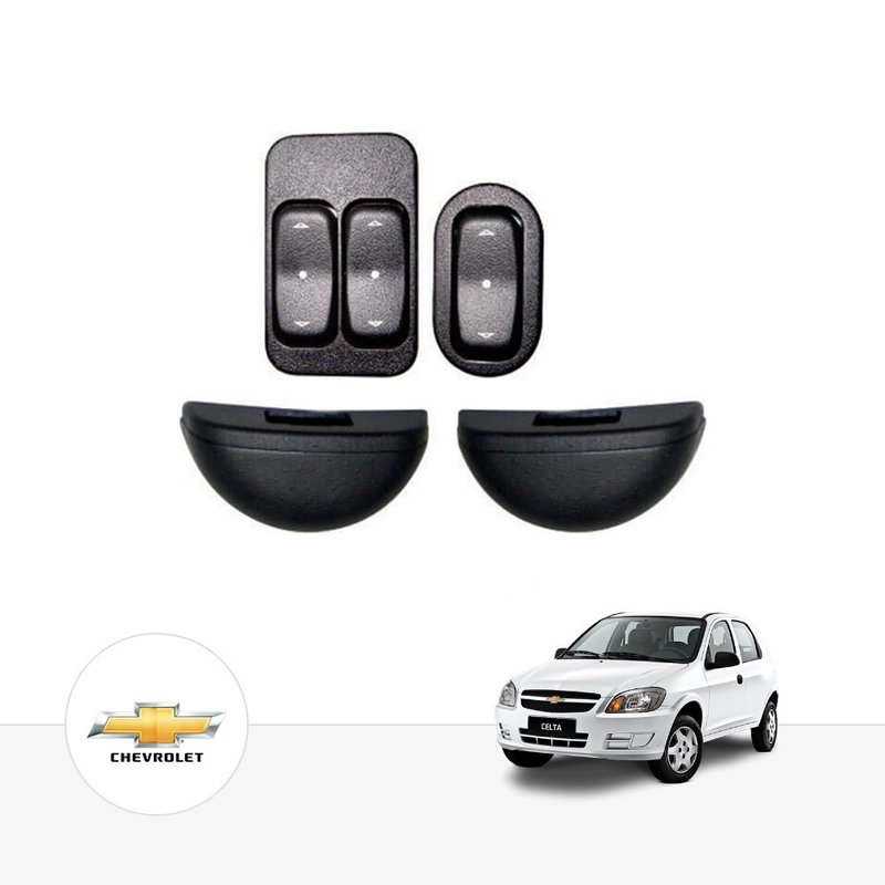 Kit Vidro Elétrico Chevrolet Novo Celta / Prisma 2011 4 Portas Dianteiro Tragia gmae036