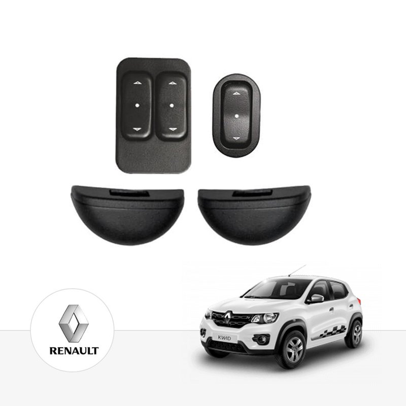 Kit Vidro Elétrico Renault Kwid 2017 / 2018 4 Portas Dianteiro Tragial rnae021