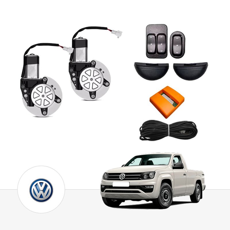 Kit Vidro Elétrico Volkswagen Amarok 2 ou 4 Portas Dianteiro Alternativo Tragi vwae047