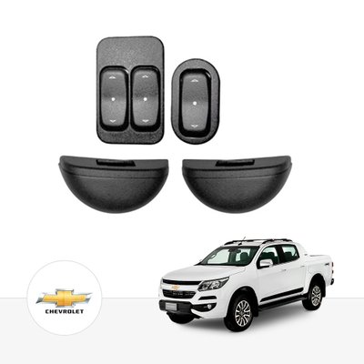 Kit Vidro Elétrico Chevrolet Nova S10 2012 em Diante 2 ou 4 Portas Dianteiro  pakvgmae045