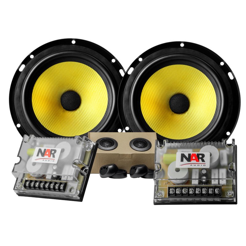 alto falante 6 polegadas kit duas vias 60 60w rms 600 cs 3 nar audio par 6