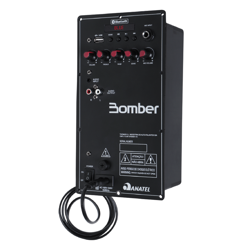 amplificador bluetooth residencial bomber 2