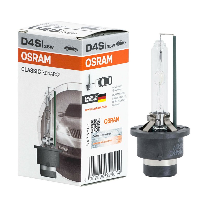 lampada xenon d4s 66440 35w 4300k osram peca