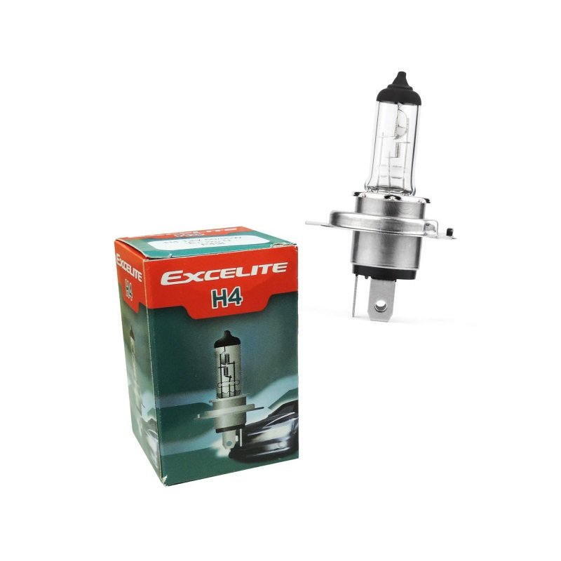 lampada halogena automotiva excelite h4 55w 12v original lemca peca