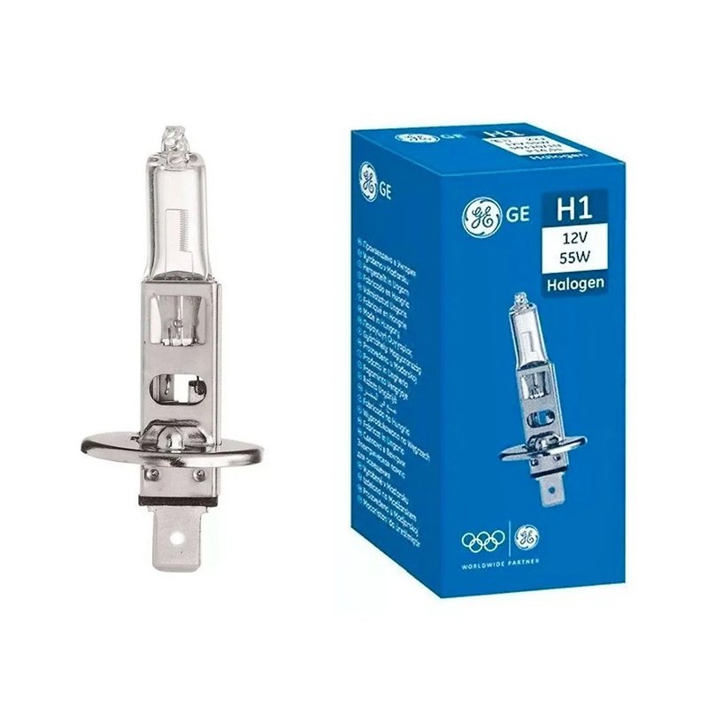 caixa lampada halogena h1 55w 12v 50310u ge peca