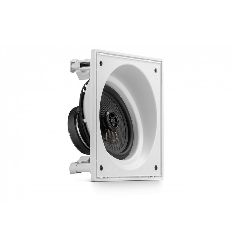 arandela quadrada angulada branca 6 6cx 80w rms frahm 3