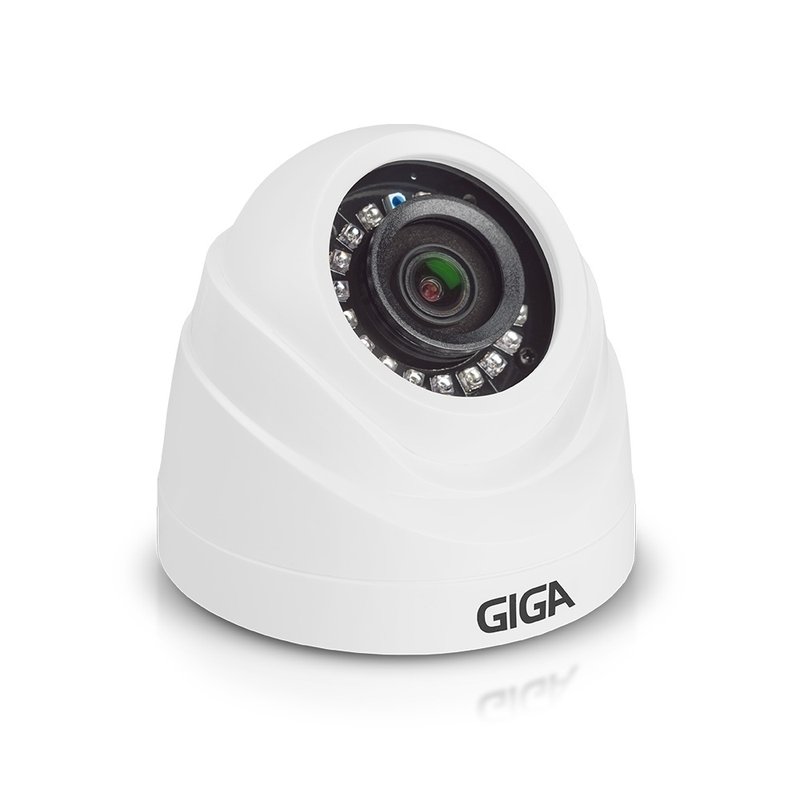 camera de seguranca dome giga serie orion 2mp 1080p ir 20m ip66 3 6mm giga security