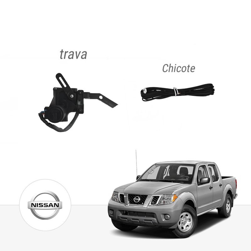 Trava Elétrica Caçamba Nissan Frontier 2010 à 2016 Tampa Traseira Tragial