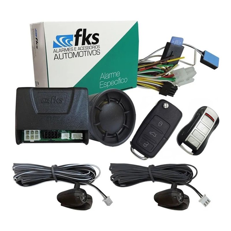 Alarme Específico Linha Volkswagen FK 500 VW com 2 Controles CR963 CR962 FKS