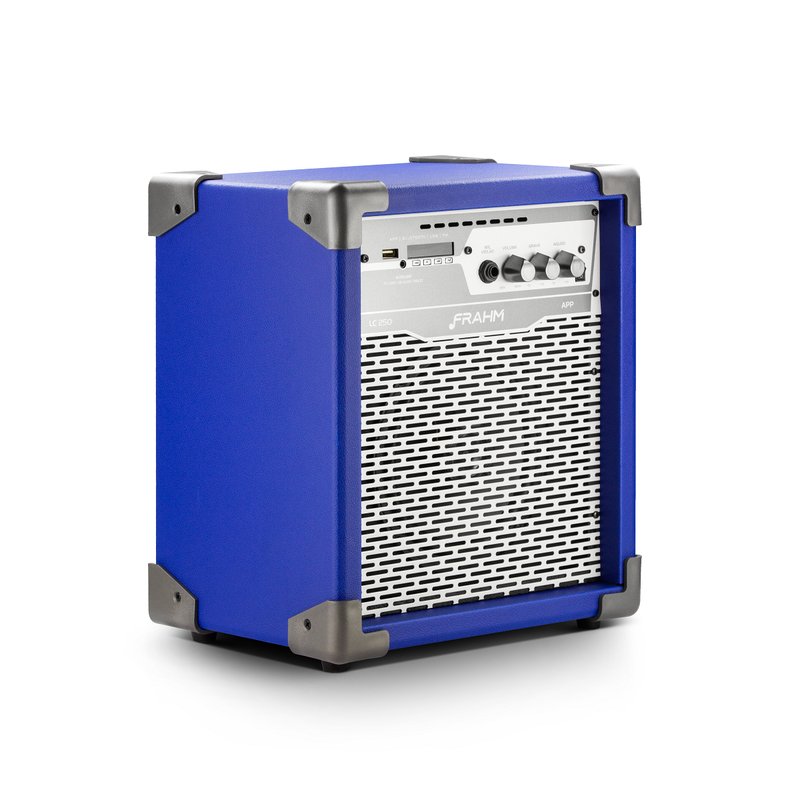 Caixa Amplificada Multiuso 80W RMS Bluetooth LC 250 APP Frahm - Azul