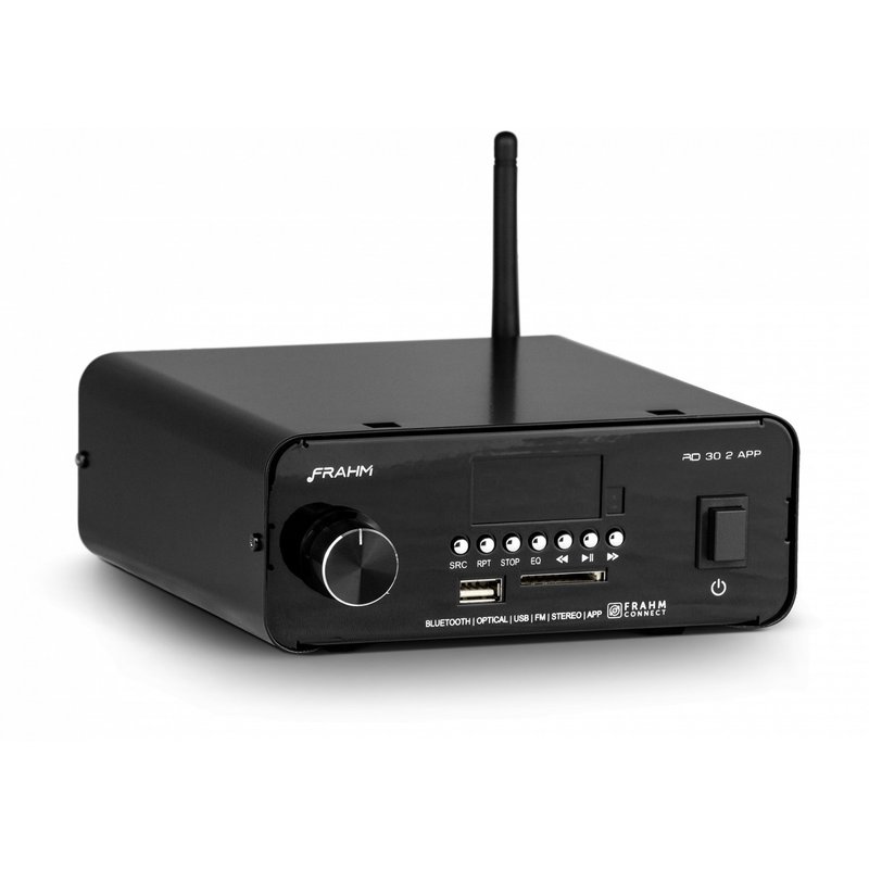 amplificador receiver som ambiente rd30 2 app optical frahm
