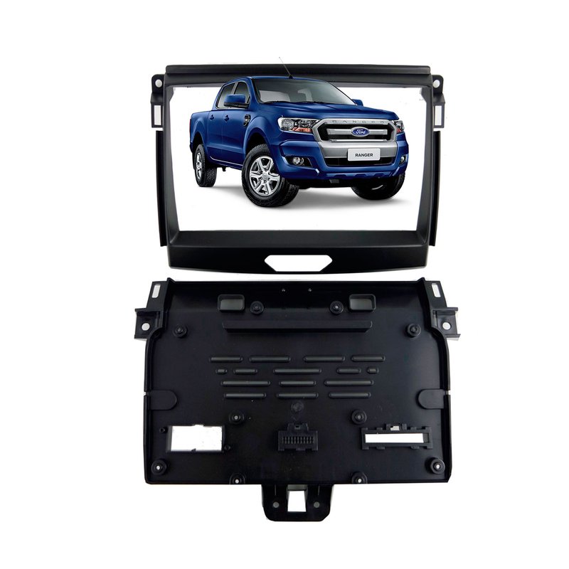 Moldura Painel 9 Polegadas Ford Ranger 2016 à 2019 Fiamon