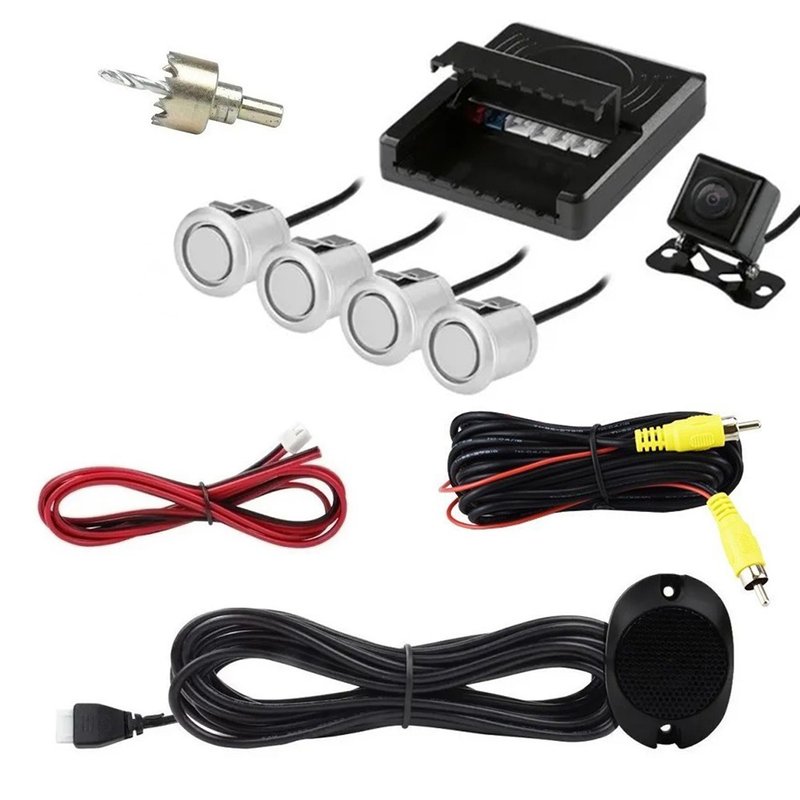 Sensor de Estacionamento para Multimídias Prata KX3
