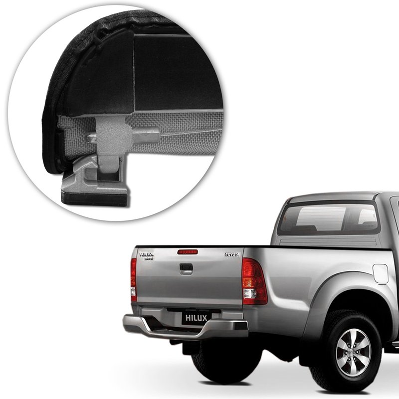 lona capota maritima toyota hilux cs sem grade 2005 a 2015 lff124 flash force