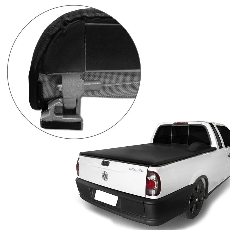lona capota maritima vw saveiro sem grade com estepe 1998 a 2009 lff152 flash force