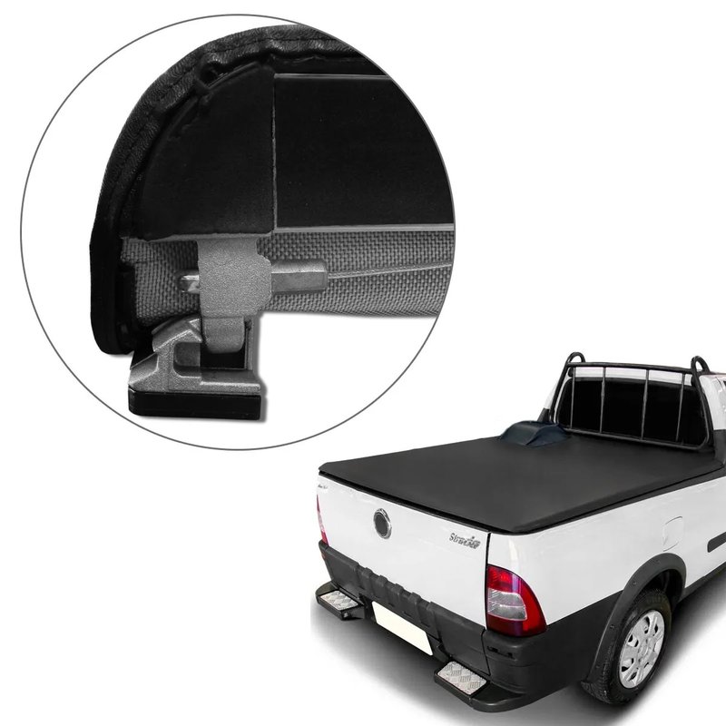 lona capota maritima fiat strada ce sem gancho com estepe 1998 a 2013 lff042 flash cover