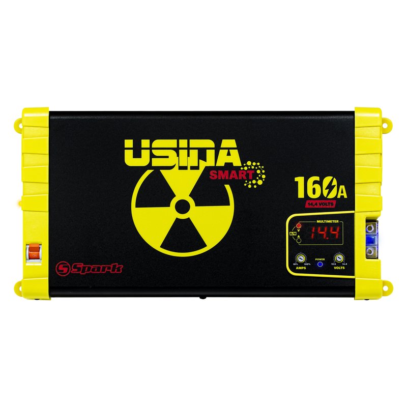 fonte automotiva smart 12v 160a com voltimetroamperimetro usina