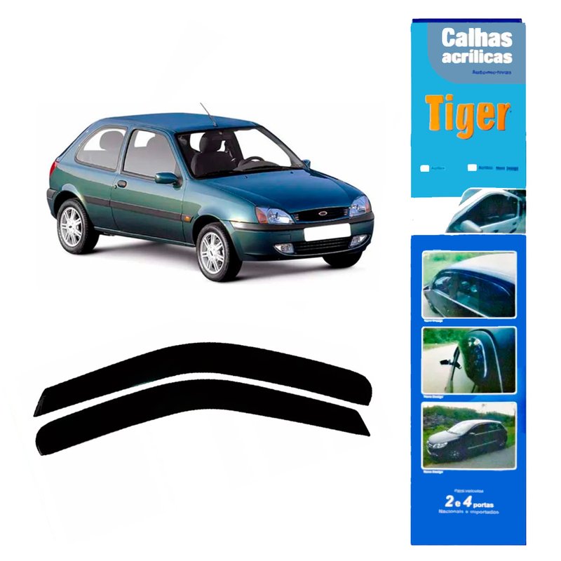 calha de chuva automotiva fiestastreet 2p 19962002 fd3623 tiger