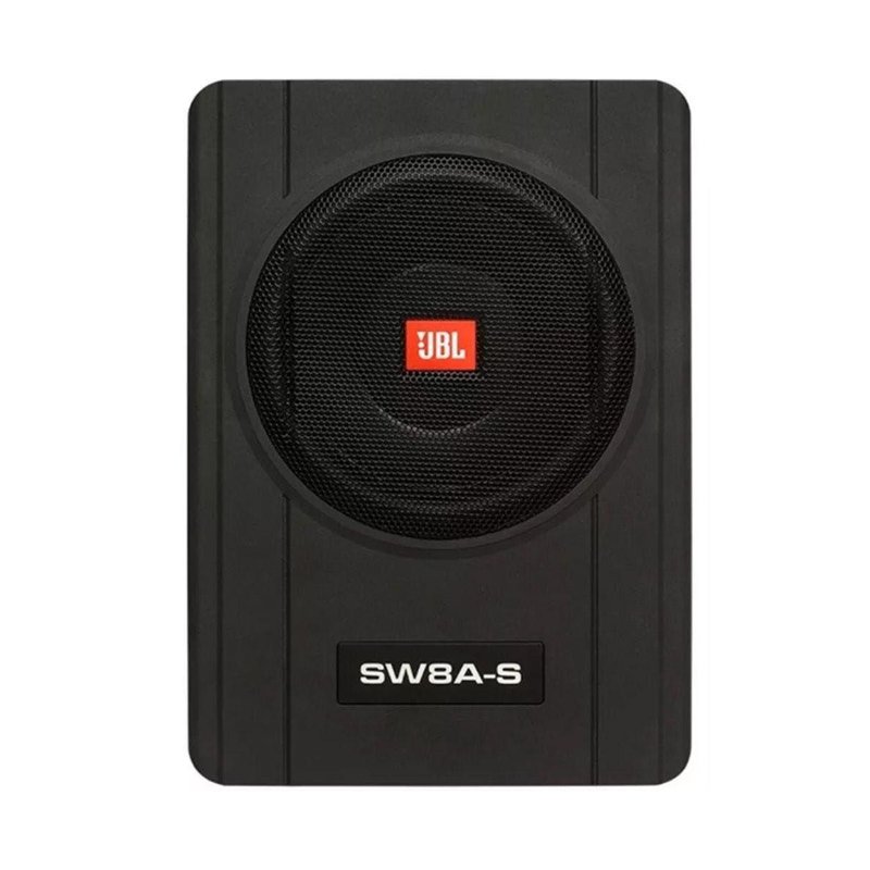 caixa amplificada jbl selenium sw8a slim sub 8 pol 150w rms
