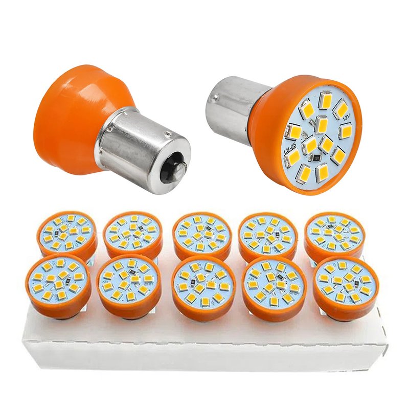 Kit Lâmpada LED 1 Polo 3,5W 12V Base BAU15S Autopoli 10 Unidades AP1