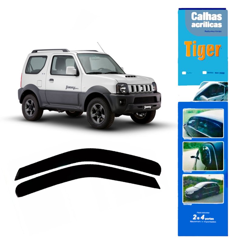 calha de chuva automotiva suzuki jimny 2009
