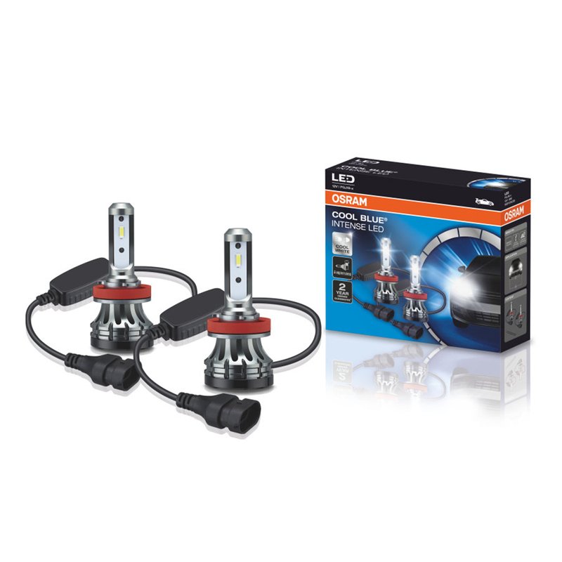 Kit Lâmpada LED H8/H11/H16 Cool Blue Intense 66211 25W 12V Osram (Par)