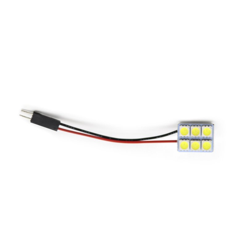 Placa LED com 6 Leds Teto Porta-Malas Painel 12V TechOne