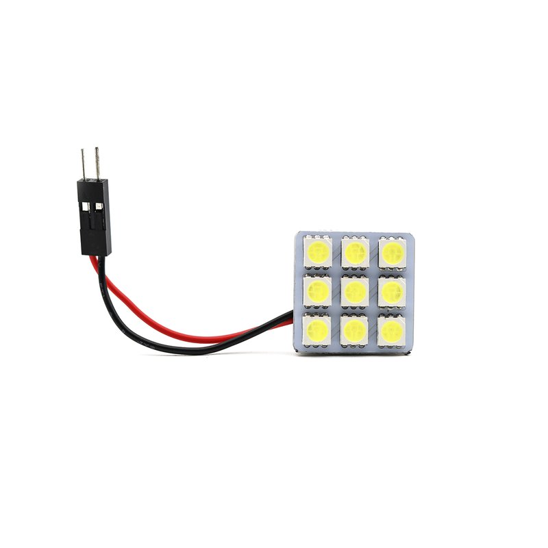Placa LED com 9 Leds Teto Porta-Malas Painel 12V TechOne
