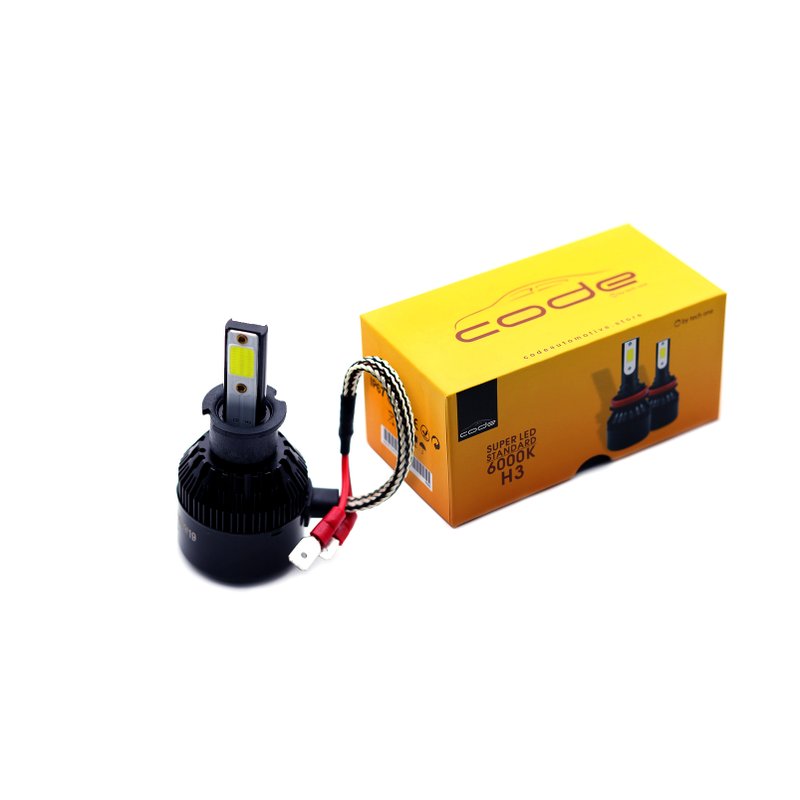 Kit Lâmpada CODE H3 Super LED Standard 6000K Bivolt