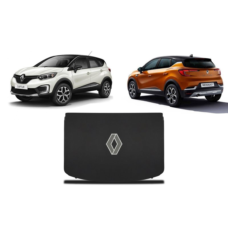tampao captur liso com simbolo frente com carro