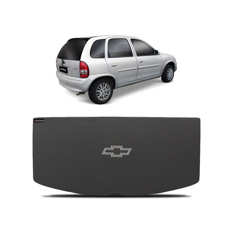 Tampo corsa hatch 4 portas at 2001 simples com simbolo   frente com carro