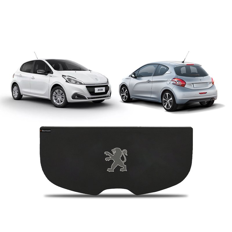 tampao peugeot 208 simples com simbolo frente com carro