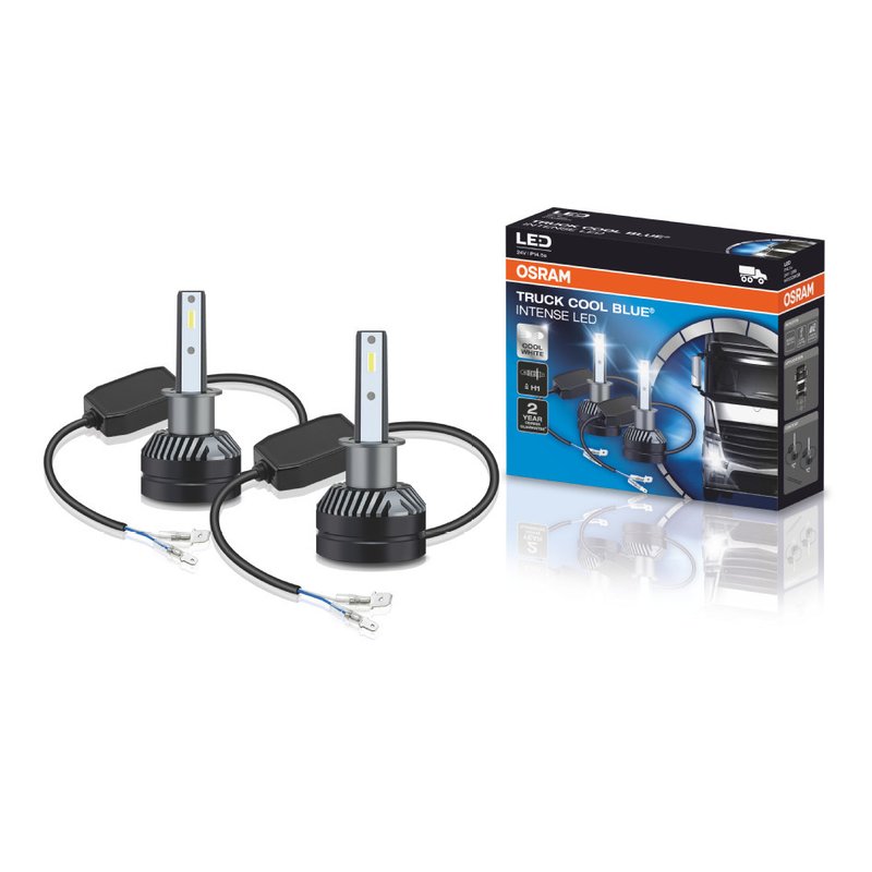 kit lampada led truck h1 24v cool blue intense 28w 64155dwcbi osram par