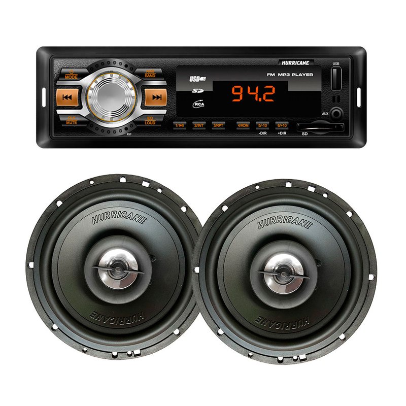 alto falante 6 polegadas cl6 coaxial 50w rms hurricane peca