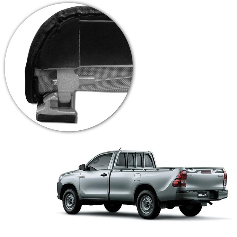 lona capota maritima toyota hilux cs com grade 2016 a 2021 lff199 flash force