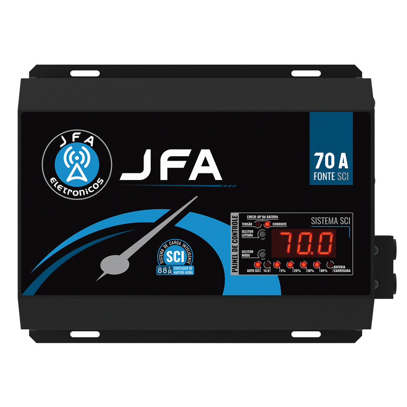 Fonte e Carregador Automotivo SCI 70A Slim com Display JFA copy