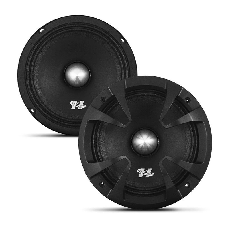 par alto falantes medio grave 6 mb600 600w rms hurricane