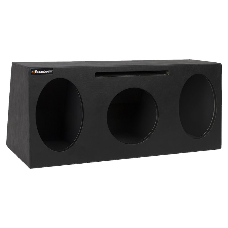 Caixa Dutada para Alto Falantes 01 de 8" + 02 de 6x9" MDF Boombastic - Preta