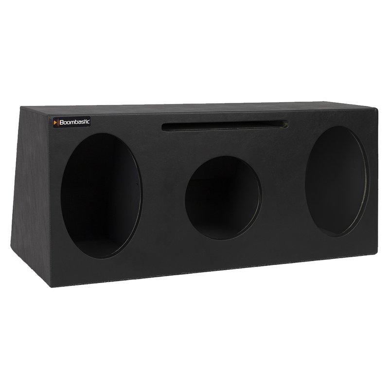 Caixa Dutada para Alto Falantes 01 de 6" + 02 de 6x9" MDF Boombastic - Preto frente