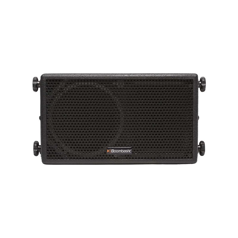 Caixa para Palco Line Array LR108 para 1 de 8" com Furo para Guia de Ondas Boombastic - Preto frente